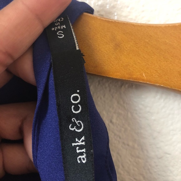 Royal blue long sleeve romper - Picture 6 of 6